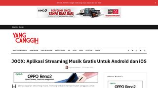 
                            12. JOOX: Aplikasi Streaming Musik Gratis Untuk Android dan iOS ...