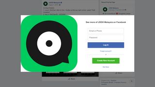 
                            5. JOOX Malaysia - Contest Details: 1. Log in WeChat, click... - Facebook