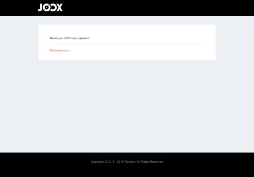 
                            1. JOOX - Reset Password