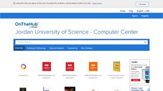 
                            7. Jordan University of Science - Computer Center | Academic Software ...