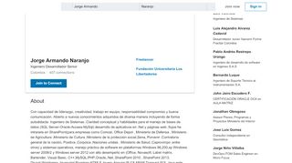 
                            8. Jorge Armando Naranjo - Ingeniero desarrollador Senior - Godoy ...