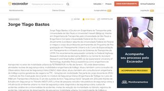 
                            11. Jorge Tiago Bastos | Escavador