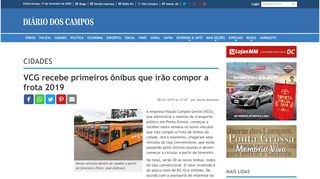 
                            12. Jornal Diário dos Campos | VCG recebe primeiros ônibus que irão ...