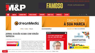 
                            5. Jornal Ocasião acaba com versão impressa - Meios & Publicidade ...
