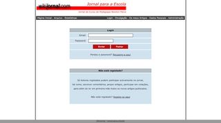 
                            7. Jornal para a Escola: Login - WikiJornal