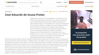 
                            10. José Eduardo de Souza Prates | Escavador