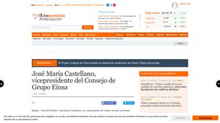 
                            11. José María Castellano, vicepresidente del Consejo de Grupo Einsa ...