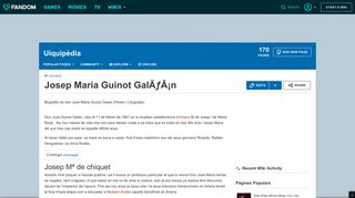 
                            12. Josep Maria Guinot GalÃƒÂ¡n | Uiquipèdia | FANDOM powered by Wikia