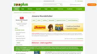 
                            9. Josera Hundefutter günstig bestellen | zooplus