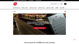 
                            5. JoTMBé - Espacio personal | Transports Metropolitans de Barcelona