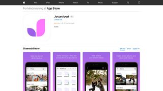 
                            8. Jottacloud i App Store - iTunes - Apple