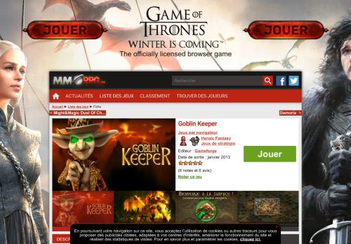 
                            1. Jouer à Goblin Keeper gratuitement et en ligne - MMORPG.fr