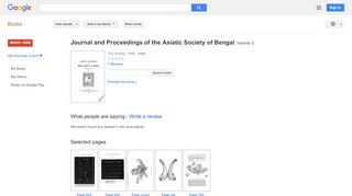 
                            13. Journal and Proceedings of the Asiatic Society of Bengal