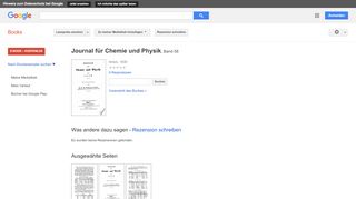 
                            9. Journal für Chemie und Physik - Google Books-Ergebnisseite
