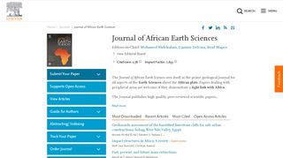 
                            13. Journal of African Earth Sciences - Elsevier