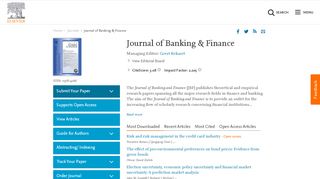 
                            13. Journal of Banking & Finance - Elsevier