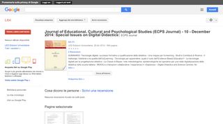 
                            11. Journal of Educational, Cultural and Psychological Studies (ECPS ...