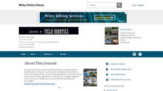 
                            10. Journal of Field Robotics - Wiley Online Library