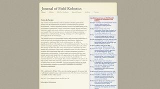
                            9. Journal of Field Robotics