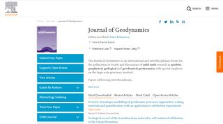 
                            6. Journal of Geodynamics - Elsevier
