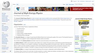 
                            7. Journal of High Energy Physics - Wikipedia