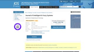 
                            1. Journal of Intelligent & Fuzzy Systems - IOS Press