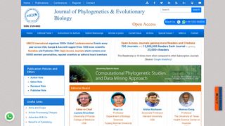 
                            6. Journal of Phylogenetics and Evolutionary Biology- Open Access ...