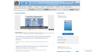 
                            4. Journal of the American College of Surgeons Home Page