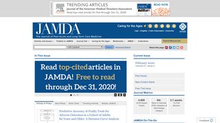 
                            13. Journal of the American Medical Directors Association Home Page