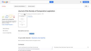 
                            9. Journal of the Society of Comparative Legislation