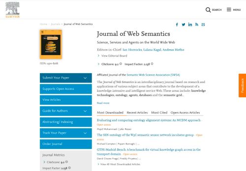 
                            2. Journal of Web Semantics - Elsevier