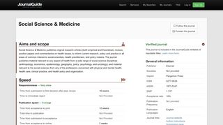
                            5. JournalGuide - Social Science & Medicine