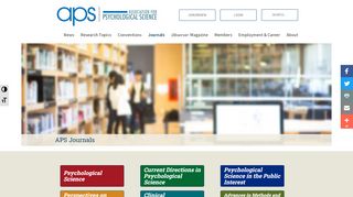 
                            6. Journals – Association for Psychological Science