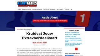 
                            10. Jouw Extravoordeelkaart Kruidvat: hoe werkt het? - Klantacties