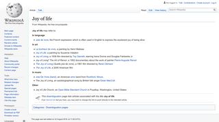 
                            12. Joy of life - Wikipedia