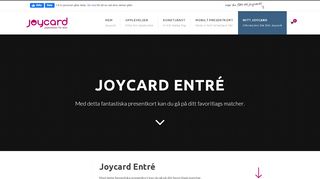 
                            4. Joycard Entré – Joycard.se