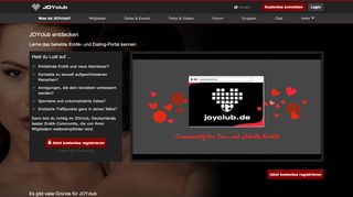 
                            3. JOYclub entdecken » Warum wir die Richtigen für dich sind - JOYclub