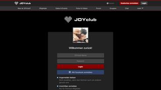 
                            4. JOYclub Login » Mitgliederanmeldung - JOYclub