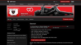 
                            6. JOYclub - Österreichs Erotikportal zum chatten, flirten und daten