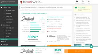 
                            8. Joyland Casino Online Casino Test 2019 - TopWinCasino.com