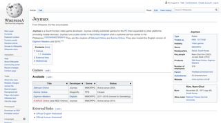 
                            10. Joymax - Wikipedia