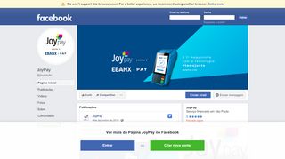 
                            10. JoyPay - Página inicial | Facebook