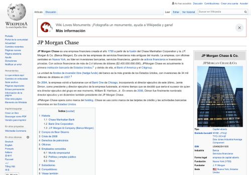 
                            12. JP Morgan Chase - Wikipedia, la enciclopedia libre