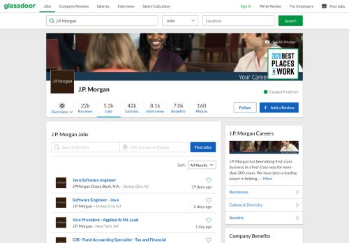 
                            8. J.P. Morgan Jobs | Glassdoor.co.uk