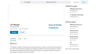 
                            8. J.P. Morgan | LinkedIn
