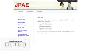
                            9. JPAE - Joint Polytechnic Admissions Exercise