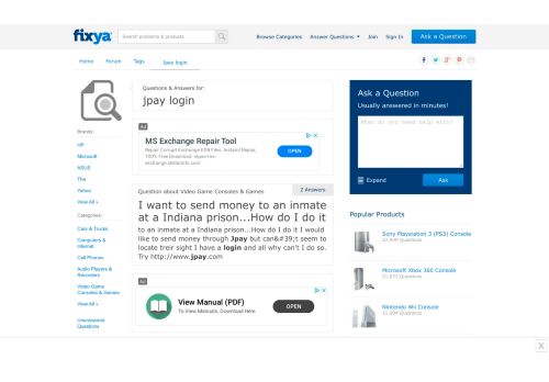 
                            12. jpay login Questions & Answers (with Pictures) - Fixya