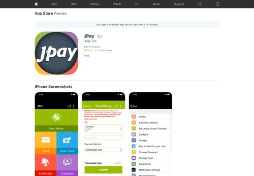 
                            3. JPay on the App Store - iTunes - Apple