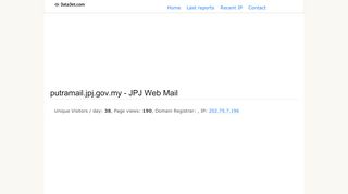 
                            12. JPJ Web Mail: putramail.jpj.gov.my