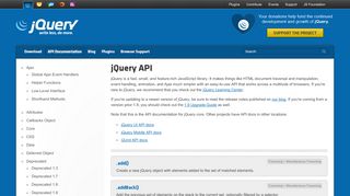 
                            4. jQuery API Documentation
